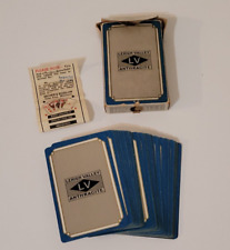 RARE Vintage 1939 Lehigh Valley LV Anthracite Railroad Playing Cards Deck picture