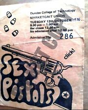 Oct 1976 Sex Pistols Concert College Technology Dundee Scotland Flyer 8x10 Photo picture