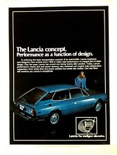 1978 Lancia Print Ad The Lancia Concept picture