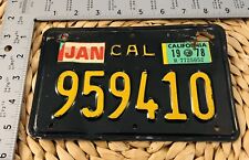 1963 To 1970 1978 California MOTORCYCLE License Plate Harley BMW Indian 959410 picture