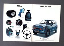 1971 Honda Z 600 2 Page Hard to Find original Ad Print Advertisement picture