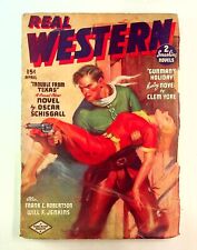 Real Western Pulp Apr 1937 Vol. 3 #6 VG picture