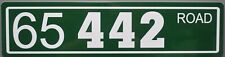 1965 65 442 ROAD Metal Street Sign  OLDS 400 HURST Muscle Car Garage Man Cave picture