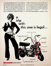 1969 Benelli Minibike - Vintage Motorcycle Ad picture