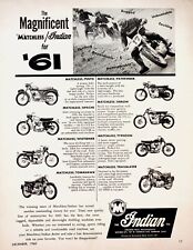 1961 Matchless Indian Motorcycles - Vintage Motorcycle Ad picture