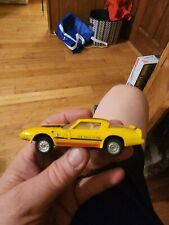 VTG Yellow Die Cast Metal Toy Car Zee Race Team Shell Advert Turbo 4 Cragar 1:46 picture