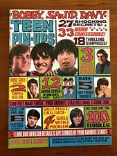 Teen Pin-Ups Magazine Sept 1969 Vintage Original Bobby, Sajid, Davy picture