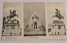 1930's Postcard 3 Images Vienna Horseman Prinz Erzh. Karl Monument W-3  picture