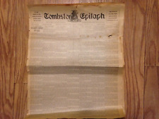 Rare Tombstone Epitaph newspaper. 1926. Complete 8 pages. Nice Authentic. picture
