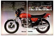 Vintage 1973 Kawasaki 750 Motorcycles Original Print Advertisement (8x11) picture