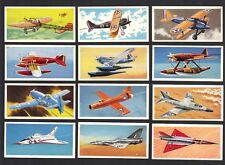CIGARETTE/TRADE/CARDS.Lyons Tea.WINGS OF SPEED (Aircraft).(1961)(Full Set of 24) picture