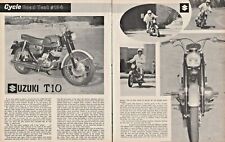 1965 Suzuki T-10 Touring 250cc - 3-Page Vintage Motorcycle Test Article picture