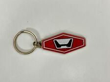 Honda Logo Red Car Vintage Keychain Brass Keychain Ring Rare picture