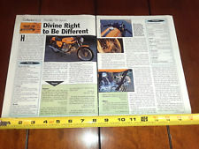 1974 DUCATI 750 SPORT ORIGINAL 1995 ARTICLE picture