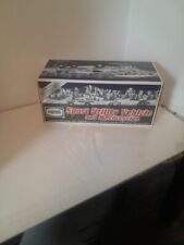 2001 Hess Truck Helicopter With Motorcycle And Cruiser New in Box picture