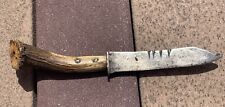 Very Early Primitive Frontier or Indian Used Knife ca. 1825-1850 picture