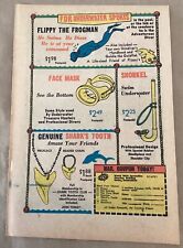 World Wide 1962 Print Ad comic book art 1960s mail order Flippy the Frogman etc. picture