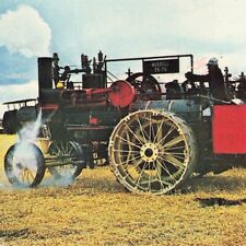 Makoti Threshers Association North Dakota ND 1989 Chrome Steam Engines Postcard picture