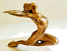 incredible 1934 1935 Buick Goddess -Female- Hood ornament solid bronze. Emblem picture