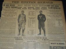 1906 NOVEMBER 24 THE BOSTON HERALD - HARVARD - YALE RUPTURE IMMINENT - BH 127 picture