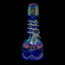 Twisted Sister Collectable Thick Soft Glass Waterpipe Bong 9.5mm Pull Stem picture