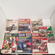 Vintage 1980's Cycle Motorcycle Magazine Lot of 7, All Different, Nice Shape picture