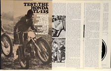 1973 Honda TL125 Trials Motorcycle 7p Test Article picture