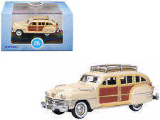1942 Chrysler Town Country Woody Wagon Catalina Wood 1/87 HO Diecast Model Car picture