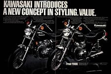 1981 Kawasaki KZ650 KZ1000 CSR - 2-Page Vintage Motorcycle Ad picture