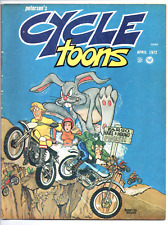 CYCLEtoons CYCLE TOONS April 1972 COMICS Hinton CHIX motorcycles MOTORPSYCHO vg picture