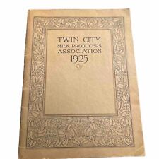 Vintage Milk Producers Association 1925 Twin City  Booklet Minneapolis St Paul picture