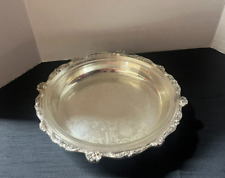Vintage 5th Ave Silver Co Footed Pie Dish Holder - 12