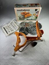 Vintage Moulinex 445 Mouli-Julienne Vintage Food Shredder Slicer Complete W/ Box picture