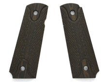 Linville Grips 1911 Series Full Size Grip Statia Diamond Cut Green Canvas picture