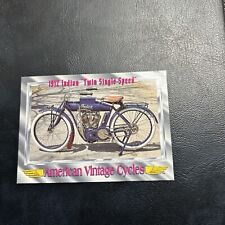 Jb26 Champs American Vintage Cycles  1992 #60 Indian Twin Single Speed 1912 picture