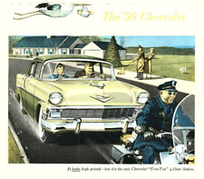 1956 CHEVROLET TWO-TEN SEDAN PATROL OFFICER VINTAGE ADVERTISEMENT Z1057 picture
