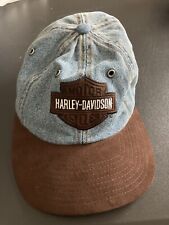 Harley Davidson Denim Hat Motorcycle One Size Fits All picture