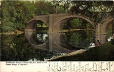 Vintage Postcard- Perkiomen Bridge, Collegeville, PA. Cancellation 1911 picture