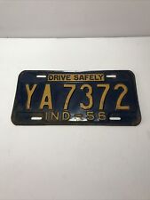 1956 Indiana License Plate Marion County YA 7372 picture