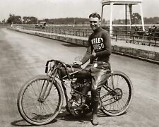 JIM DAVIS - HARLEY DAVIDSON MOTORCYCLE RACING 8x10 Photo Reprint picture