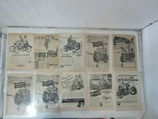 1945-1969 Harley Davidson Magazine Article Clippings Vintage (Lot #4) picture