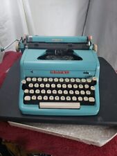 Vintage 1957 Green Royal Quiet Deluxe Portable Typewriter picture
