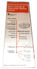 APRIL 2009 METRO NORTH PORT JERVIS AND PASCACK VALLEY LINES PUBLIC TIMETABLE picture