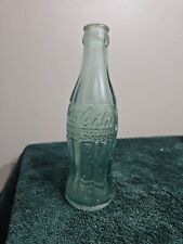 Coca Cola Green 6 oz Bottle Pat D-105529 Independence, Kansas 1938-51 LG Print picture