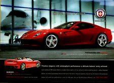 2010 HRE Wheels Monoglok Series Performance Rims Red Ferrari VINTAGE PRINT AD picture