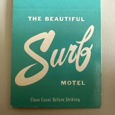 Vintage 1950s Surf Motel Santa Barbara California Matchbook Cover picture