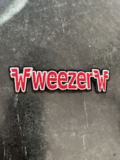 Weezer Rock Iron On Patch 4” Trucker Vtg Rare Jacket Band 90s Felt Rivers Cuomo picture