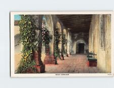 Postcard Rear Corridor, Mission San Juan Capistrano, California picture