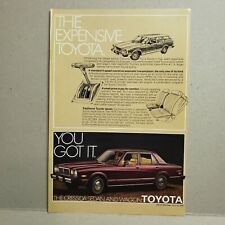1978 Toyota Cressida Sedan Wagon Print Ad The Expensive Toyota picture