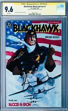 Blackhawk: Blood and Iron #1 CGC SS 9.6 (1987, DC) Signed by Howard Chaykin picture